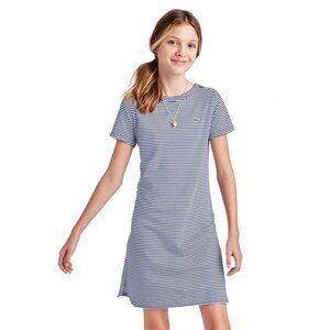 Vineyard Vines Girls Sankaty Dress Size 16 XL Striped Golf Dress Athletic Dress